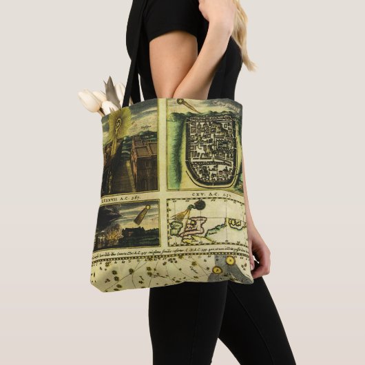 Theatrum Cometicum Kometen van Stanislaw Lubieniec Tote Bag (Dichtbij)