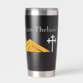 Thebaid Grote Geïsoleerde Tumbler Drinkbeker (Achterkant)
