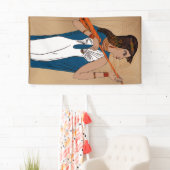 Theban Ancient Grieks Egyptisch Spandoek (Insitu)