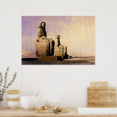 Thebes 4 december 1838 David Roberts / Haghe Art Poster (Keuken)