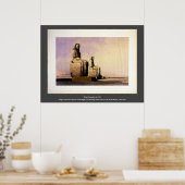 Thebes 4 december 1838 David Roberts / Haghe Art Poster (Keuken)