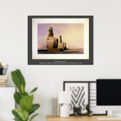 Thebes 4 december 1838 David Roberts / Haghe Art Poster (Thuiskantoor)