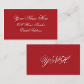 TheColorWheel Indian Red Visitekaartje (Voorkant / Achterkant)