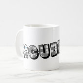 "theCUBICLE"-Logo Koffiemok (Voorkant links)