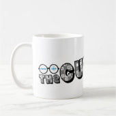 "theCUBICLE"-Logo Koffiemok (Links)