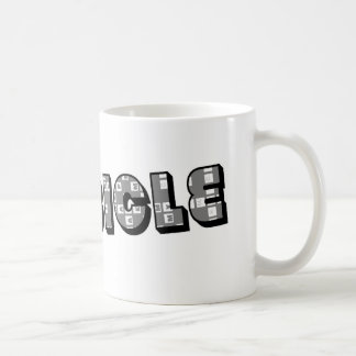 "theCUBICLE"-Logo Koffiemok