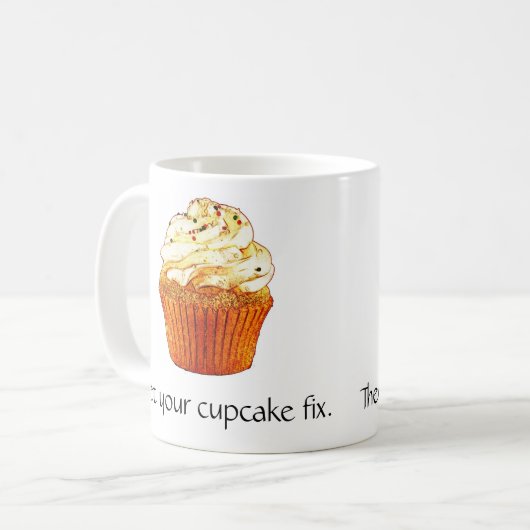 Thecupcakeverslat.com Cup Koffiemok (Voorkant links)