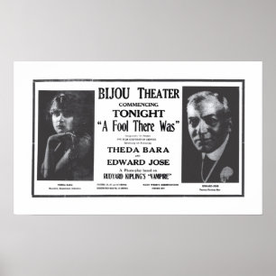Theda Bara 1916 film en poster