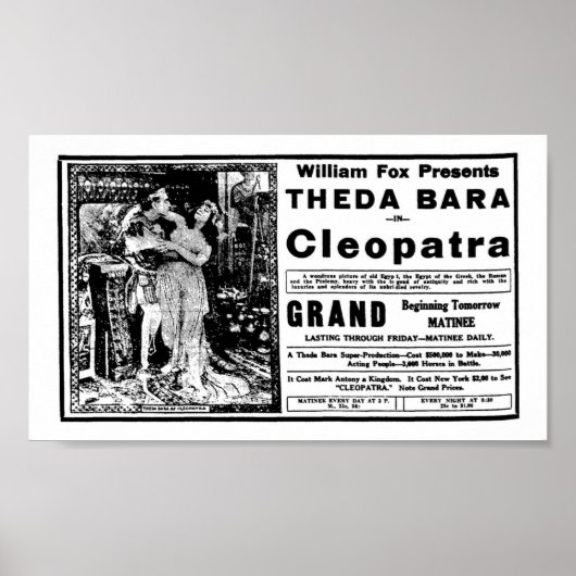 Theda Bara 1918  film en poster (Voorkant)
