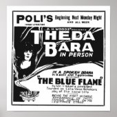 Theda Bara 1920 poster persoonlijk optreden (Voorkant)