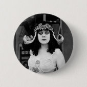 Theda Bara als Cleopatra Button (Voorkant)