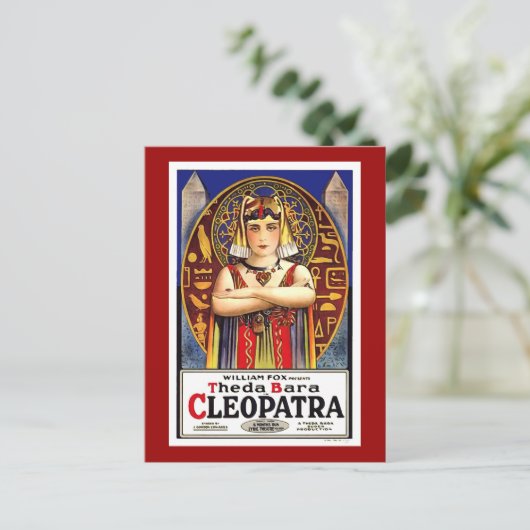 Theda Bara als Cleopatra  Film Briefkaart (Staand voorkant)