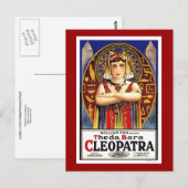 Theda Bara als Cleopatra  Film Briefkaart (Voorkant / Achterkant)