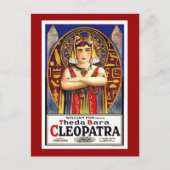 Theda Bara als Cleopatra  Film Briefkaart (Voorkant)