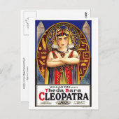 Theda Bara als Cleopatra  Film Briefkaart (Voorkant / Achterkant)