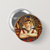 Theda Bara als Cleopatra  Film Ronde Button 5,7 Cm (Voorkant /achterkant)