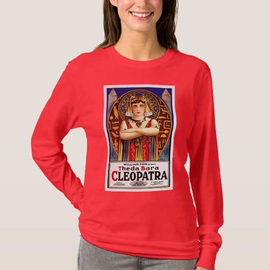 Theda Bara als Cleopatra  Film T-shirt (Voorkant)
