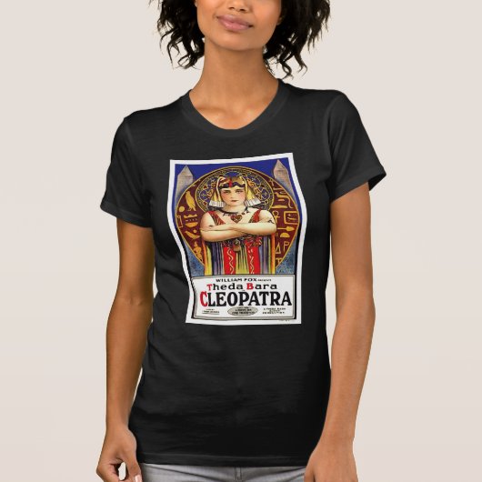 Theda Bara als Cleopatra Fine  Film T-shirt (Voorkant)