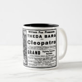 Theda Bara Cleopatra 1918 Tweekleurige Koffiemok (Voorkant rechts)