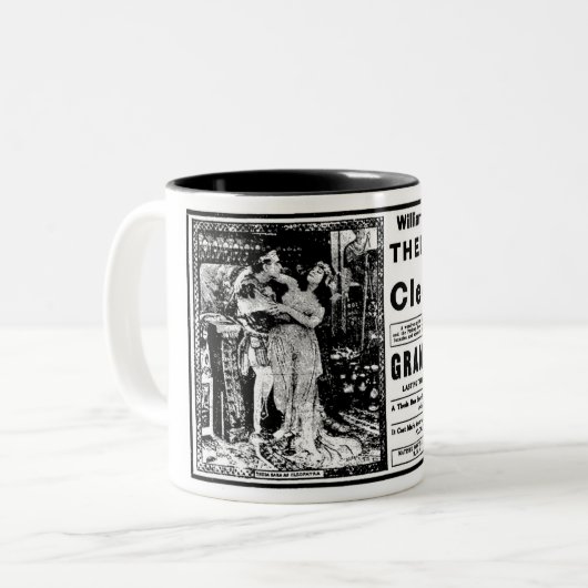 Theda Bara Cleopatra 1918 Tweekleurige Koffiemok (Voorkant links)
