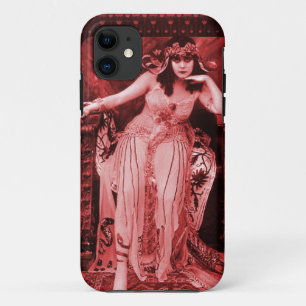 Theda Bara Cleopatra iPhone 5 Hoesje Red Black