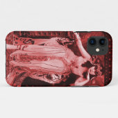 Theda Bara Cleopatra iPhone 5 Hoesje Red Black (Achterkant (horizontaal))