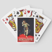 Theda Bara in Salome Pokerkaarten (Achterkant)