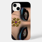 THEDA Green Eyes Case-Mate iPhone Case (Achterkant)