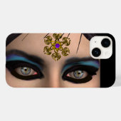 THEDA Green Eyes Case-Mate iPhone Case (Achterkant (horizontaal))