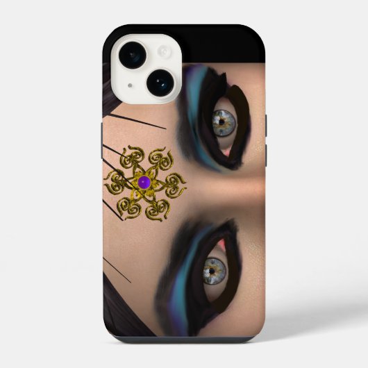 THEDA Groene Ogen iPhone Hoesje (Achterkant)