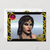 THEDA/HYPER DRAGON RED RUBY BRIEFKAART (Voorkant / Achterkant)