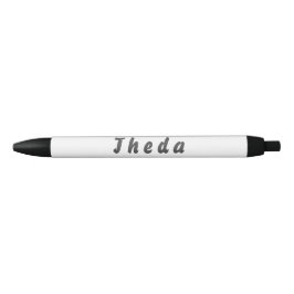 Theda Kugelschreiber Zwarte Inkt Pen