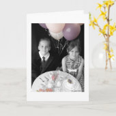 Thee 4 de Kaart van Twee Verjaardag (Gele Bloem)