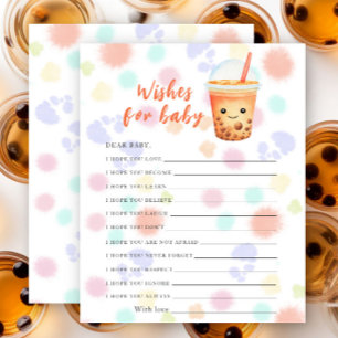 Thee baby shower - wensen voor baby