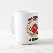 Thee, Biscuits & Mistletoe Koffiemok (Voorkant links)