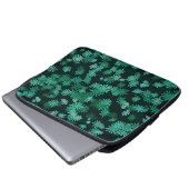 Thee blauwige margrieten laptop sleeve (Voorkant onderkant)