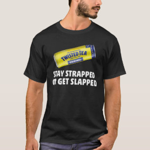 Thee blijven vastgebonden of krijgen klappen verdr t-shirt