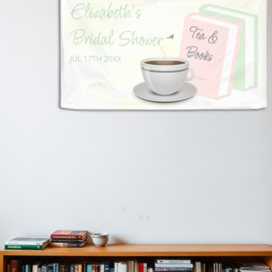 Thee & Boeken Bruidsmeisjesfeest Spandoek