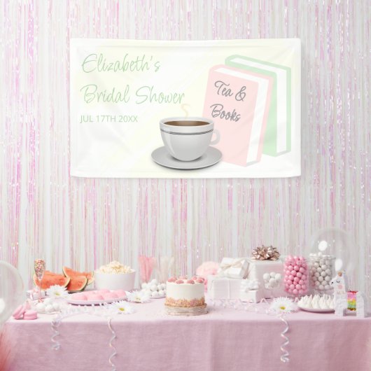 Thee & Boeken Bruidsmeisjesfeest Spandoek (Feest)