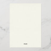 Thee & Boeken Bruidsuitnodiging Folie Uitnodiging (Achterkant)