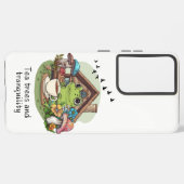 Thee, bomen en rust samsung galaxy hoesje (Linkerkant)