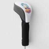 Thee & Botten � Grappige Ontspannen Schedel Golfheadcover (Schuin)