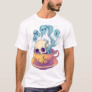 Thee & Botten � Grappige Ontspannen Schedel T-shirt