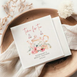 Thee Bridal Shower Feestje Servet