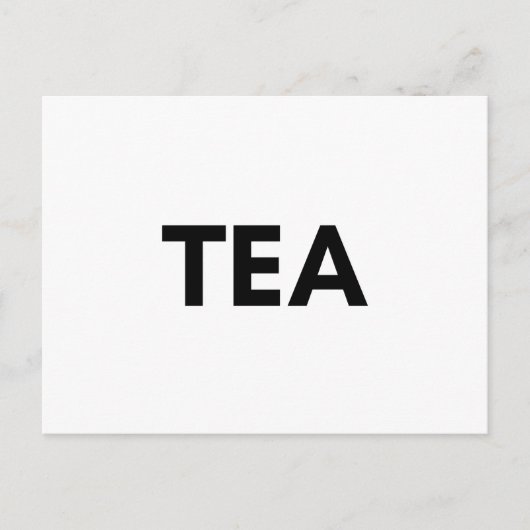 thee briefkaart (Voorkant)