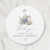 Thee Bruiloft Bridal Shower Bedankjes Labels (Voorkant)