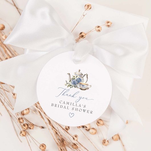 Thee Bruiloft Bridal Shower Bedankjes Labels