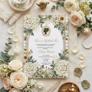 Thee Bruiloft Bridal Shower   Tijd om de thee in t Kaart