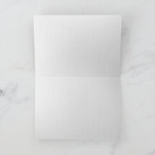 Thee Bruiloftsfeest met Waterverf Wilde Bloemen Bedankkaart (Binnen)