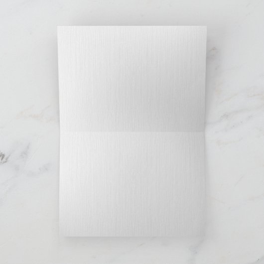 Thee Bruiloftsfeest met Waterverf Wilde Bloemen Bedankkaart (Binnen)